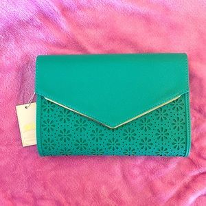 Teal Crossbody Purse NWT